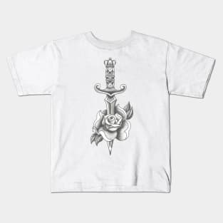 Dagger and Rose Kids T-Shirt